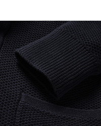 Avery Shawl Collar Textured Knit Cotton Cardigan