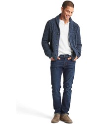Gap Cable Knit Button Cardigan
