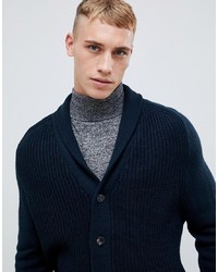New Look Cardigan With Shawl Neck In Teal