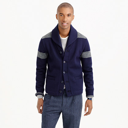 J crew clearance shawl collar cardigan