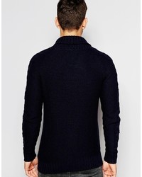Selected Homme Shawl Collar Cardigan