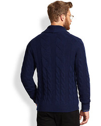 Paul Smith Jeans Cable Knit Shawl Cardigan