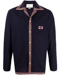 Gucci Long Sleeved Polo Shirt