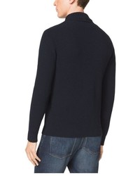 Michael Kors Michl Kors Double Breasted Cotton And Wool Cardigan