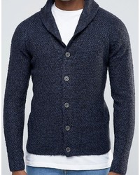 ONLY & SONS Shawl Neck Cardigan With Mix Yarn Detail