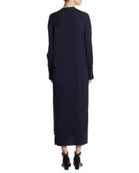 DKNY Silk Blend Open Front Cardigan