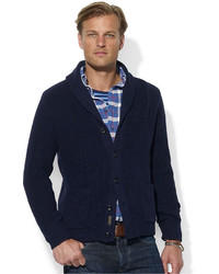 Polo Ralph Lauren Sweater Shawl Collar Carded Cotton Cardigan