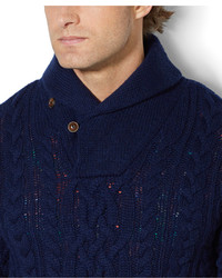 Polo Ralph Lauren Aran Knit Shawl Sweater