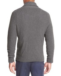 Nordstrom Cotton Blend Shawl Collar Sweater
