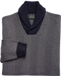 Executive Cotton Shawl Collar Sweater