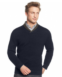 Club Room Merino Wool Double Shawl Collar Sweater Only At Macys
