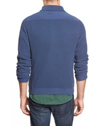 Eddie Bauer River Rock Ilaria Urbinati Collection Trim Fit Shawl Collar Pullover Sweater