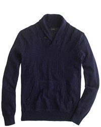 J.Crew Rugged Cotton Shawl Collar Sweater