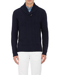 Barneys New York Shawl Collar Sweater