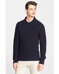 A.P.C. Shawl Collar Wool Sweater