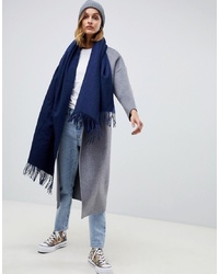 ASOS DESIGN Oversized Lambswool Scarf With Tassels