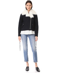 IRO Bells Jacket With Removable Fur Vest