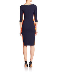 Versace Collection Contrast Jersey Sheath