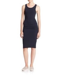 James Perse Ruched Sheath Dress
