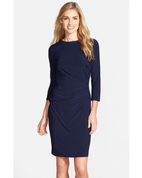 Vince Camuto Side Ruched Jersey Body Con Dress