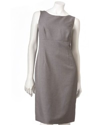 Gloria Vanderbilt Solid Sheath Dress