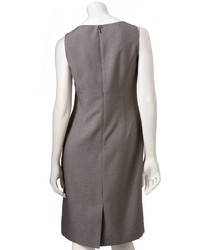 Gloria Vanderbilt Solid Sheath Dress