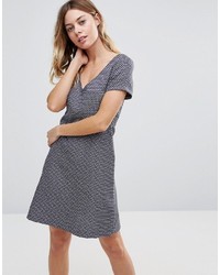 Traffic People Capped Sleeve Shift Dress