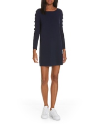 Milly Scallop Sleeve Shift Dress