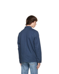 Nudie Jeans Blue Barney Worker Jacket