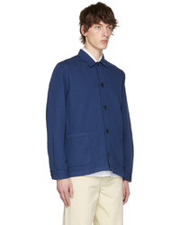 Sunspel Blue Cotton Jacket