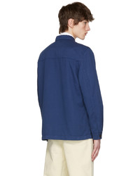 Sunspel Blue Cotton Jacket