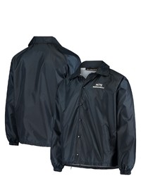 Dunbrooke College Navy Seattle Seahawks Coaches Classic Raglan Full Snap Windbreaker Jacket
