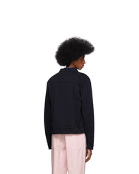Ps By Paul Smith Navy Four Pocket Work Jacket