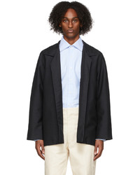 Factor's Navy Mohair Blouson Jacket