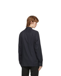 Paul Smith Navy Organic Cotton Shirt Jacket