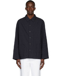 LE17SEPTEMBRE Navy Ripple Relaxed Jacket