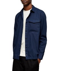 Topman Papertouch Snap Up Overshirt