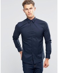 Benetton United Colors Of Slim Fit Shirt With Stretch