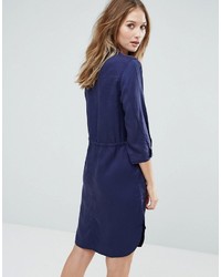 French Connection Kruger Tie Waist Shirt Dress