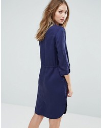 french connection navy shirt dress