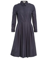 Burberry London Sinead Cotton Fit Flare Shirtdress