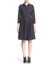 Burberry London Sinead Cotton Fit Flare Shirtdress