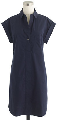 j crew short sleeve shirt dress