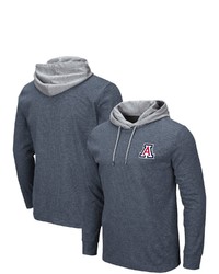 Colosseum Navy Arizona Wildcats Milhouse 20 Athletic Fit Long Sleeve Hooded Thermal