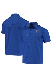 Antigua Blue St Louis Blues Kickoff Fishing Button Up Shirt At Nordstrom