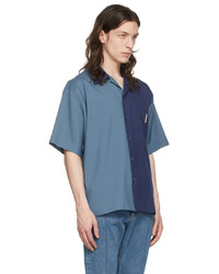 Marni Blue Virgin Wool Shirt