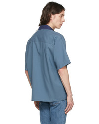 Marni Blue Virgin Wool Shirt