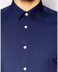 Asos Brand Smart Shirt In Short Sleeve