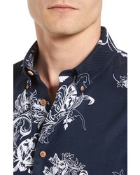 Ben Sherman British Hawaiian Modern Fit Short Sleeve Shirt