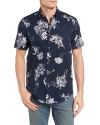 Ben Sherman British Hawaiian Modern Fit Short Sleeve Shirt